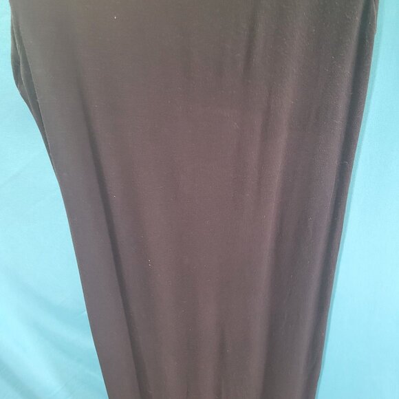 Chelsea & Theodore Black Embroidered Maxi Dress Medium - Picture 9 of 11